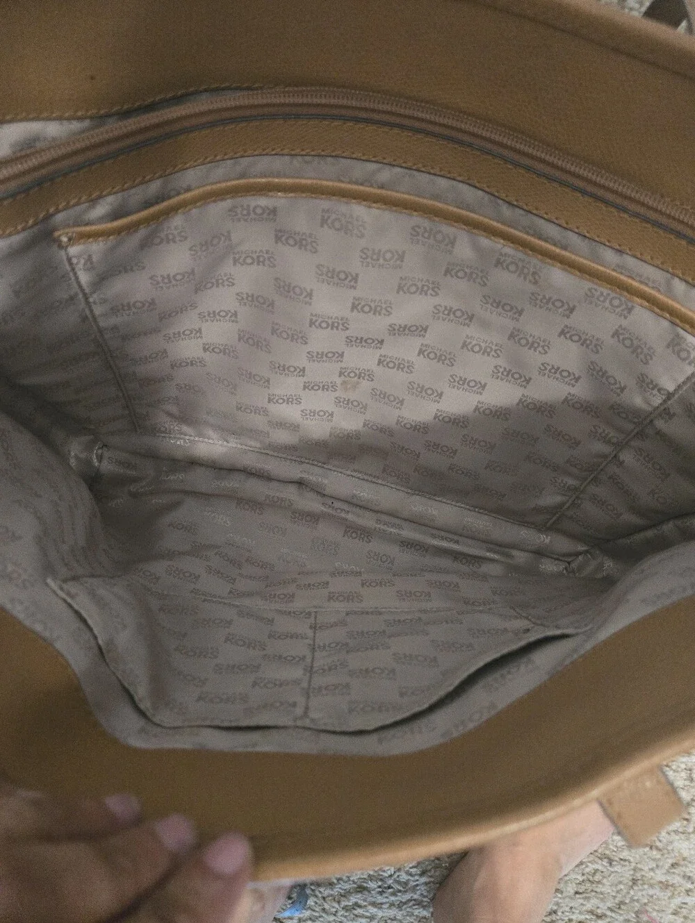 Michael Kors Jet Set Travel tote In Cognac